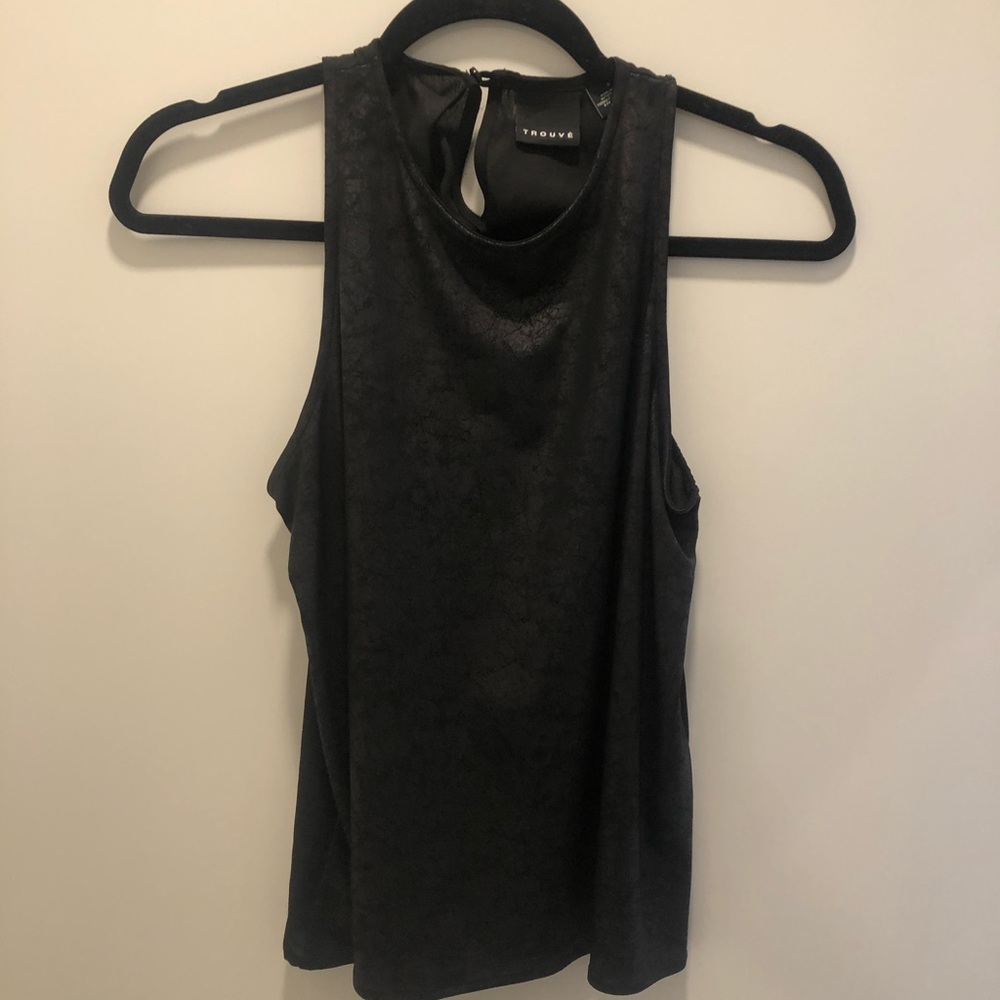 Faux Leather Tank